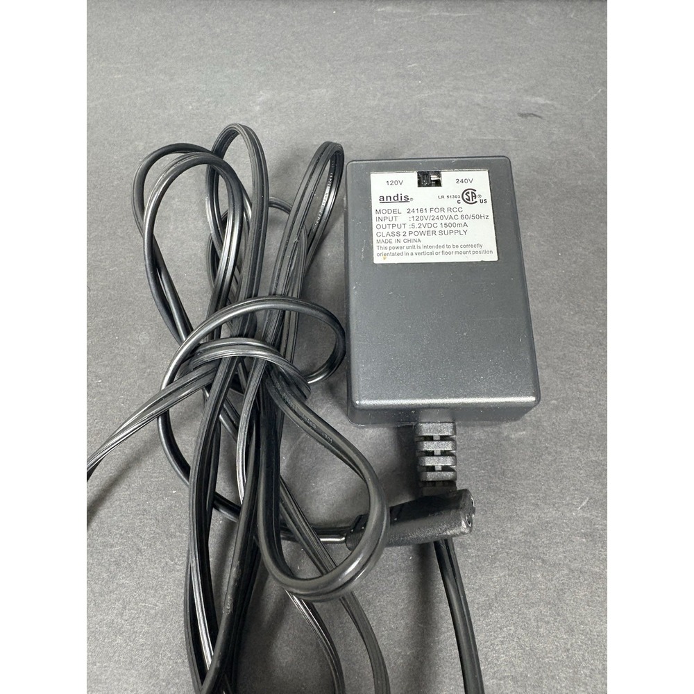 Andis 24161 RCC Clipper Charger AC Adapter Power Supply